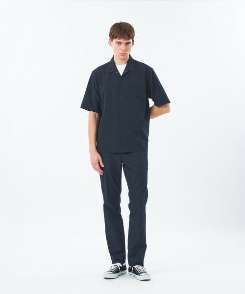 MACKINTOSH PHILOSOPHY(MENS) / マッキントッシュ フィロソフィー　メンズ シャツ・ブラウス | トロッター サッカーストレッチ 半袖オープンカラースナップボタンシャツ | 詳細3