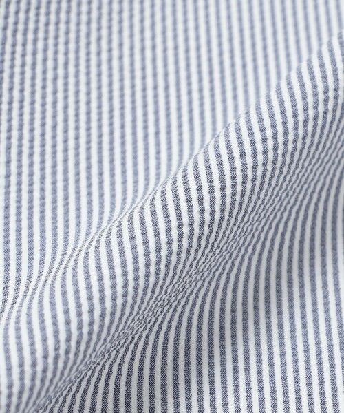 MACKINTOSH PHILOSOPHY(MENS) / マッキントッシュ フィロソフィー　メンズ シャツ・ブラウス | トロッター サッカーストレッチ 半袖オープンカラースナップボタンシャツ | 詳細12