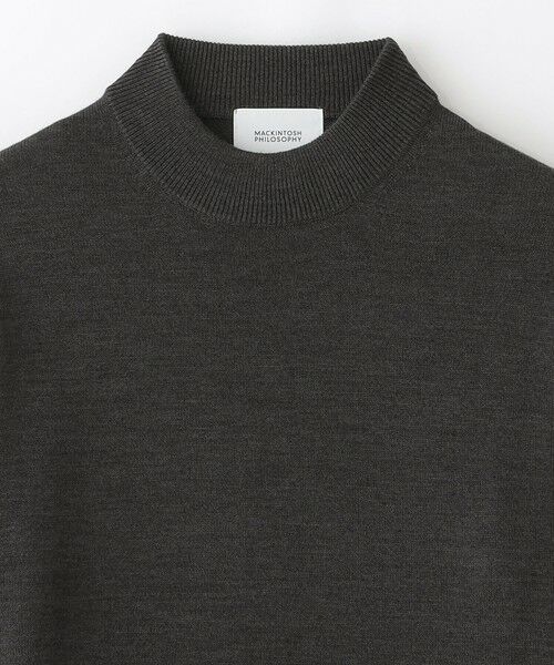 MACKINTOSH PHILOSOPHY(MENS) / マッキントッシュ フィロソフィー メンズ ニット・セーター | ハイゲージ天竺 モックネックプルオーバーニット | 詳細2