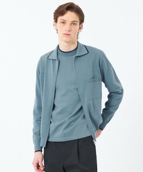 MACKINTOSH PHILOSOPHY(MENS) / マッキントッシュ フィロソフィー　メンズ ニット・セーター | （ブルー7）