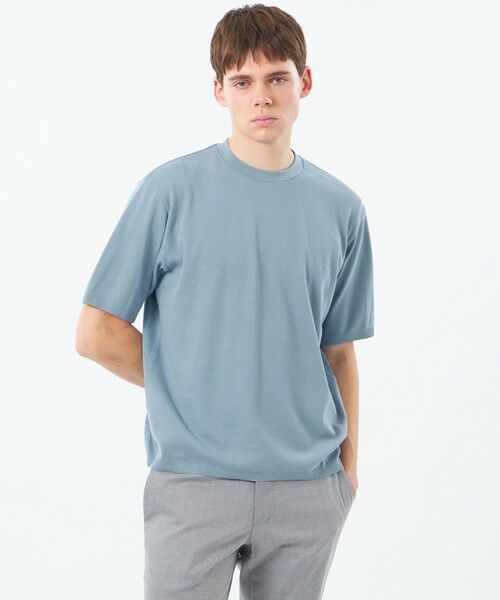 MACKINTOSH PHILOSOPHY(MENS) / マッキントッシュ フィロソフィー　メンズ ニット・セーター | （ブルー7）