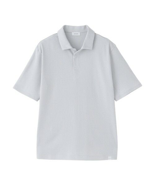 MACKINTOSH PHILOSOPHY(MENS) / マッキントッシュ フィロソフィー メンズ カットソー | スキッパーポロ ミニワッフル(グレー1)