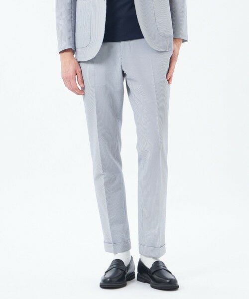 MACKINTOSH PHILOSOPHY(MENS) / マッキントッシュ フィロソフィー　メンズ その他パンツ | トロッター ウルトラライトトラウザーズ【ドレスエクステンション】 サッカーストレッチ（ネイビー1）