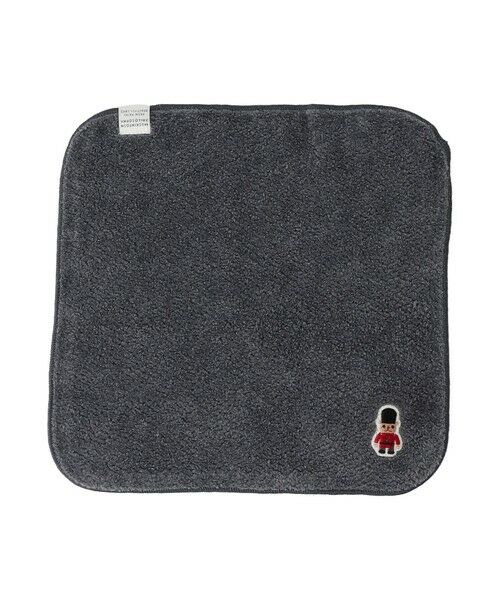 MACKINTOSH PHILOSOPHY(MENS) / マッキントッシュ フィロソフィー　メンズ ハンカチ | 【2025秋冬モデル】バッキンガムベア タオルハンカチ（チャコールグレー1）