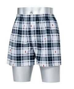 MACKINTOSH PHILOSOPHY(MENS) / マッキントッシュ フィロソフィー　メンズ その他小物 | チェックバッキンガムベア　トランクス/ウエスト2本ゴム