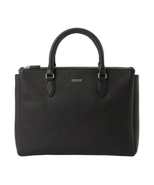 MACKINTOSH PHILOSOPHY(MENS) / マッキントッシュ フィロソフィー　メンズ メッセンジャーバッグ・ウエストポーチ | サフィアーノレザー ブリーフトート（ブラック1）