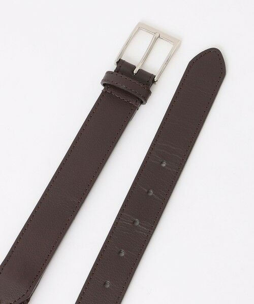 MACKINTOSH PHILOSOPHY(MENS) / マッキントッシュ フィロソフィー　メンズ ベルト・サスペンダー | レザーメッシュコンビ ビジネスベルト | 詳細4