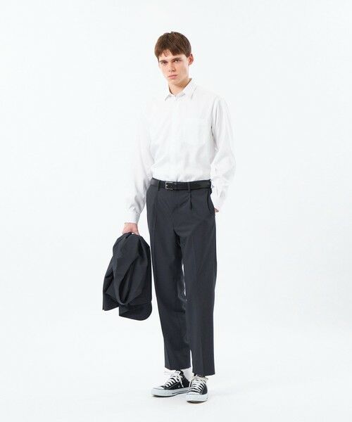 MACKINTOSH PHILOSOPHY(MENS) / マッキントッシュ フィロソフィー　メンズ ベルト・サスペンダー | レザーメッシュコンビ ビジネスベルト | 詳細2