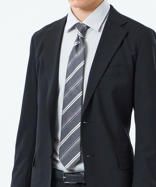 MACKINTOSH PHILOSOPHY(MENS) / マッキントッシュ フィロソフィー　メンズ ネクタイ | バスケット×マルチストライプ レギュラータイ | 詳細1