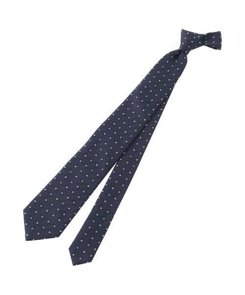 MACKINTOSH PHILOSOPHY(MENS) / マッキントッシュ フィロソフィー　メンズ ネクタイ | ミニ小紋 レギュラータイ（ネイビー3）