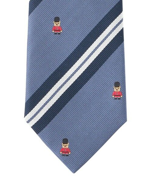 MACKINTOSH PHILOSOPHY(MENS) / マッキントッシュ フィロソフィー　メンズ ネクタイ | BUCKINGHAM BEAR×ストライプ レギュラータイ | 詳細3