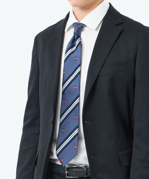 MACKINTOSH PHILOSOPHY(MENS) / マッキントッシュ フィロソフィー　メンズ ネクタイ | BUCKINGHAM BEAR×ストライプ レギュラータイ | 詳細1