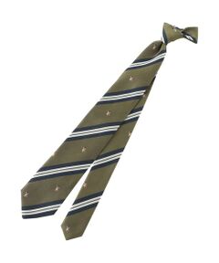 MACKINTOSH PHILOSOPHY(MENS) / マッキントッシュ フィロソフィー　メンズ ネクタイ | コーギー×ストライプ レギュラータイ