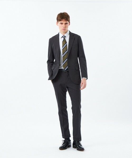 MACKINTOSH PHILOSOPHY(MENS) / マッキントッシュ フィロソフィー　メンズ ネクタイ | コーギー×ストライプ レギュラータイ | 詳細2