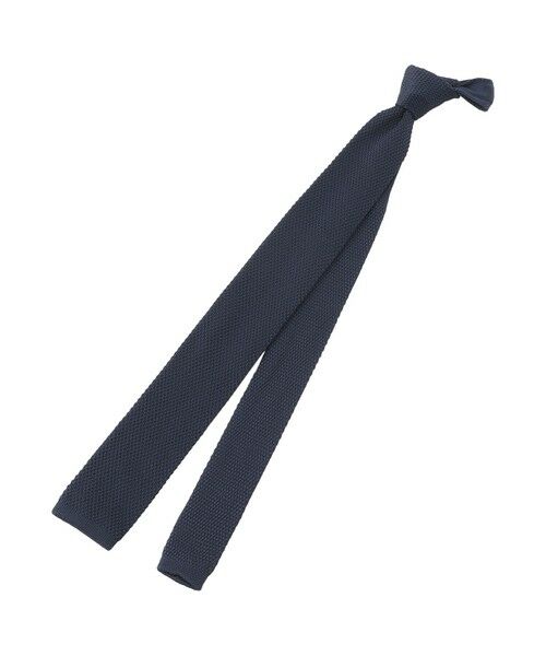 MACKINTOSH PHILOSOPHY(MENS) / マッキントッシュ フィロソフィー　メンズ ネクタイ | トロッター ニットタイ ドライカノコ（ネイビー3）