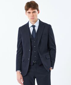 MACKINTOSH PHILOSOPHY(MENS) / マッキントッシュ フィロソフィー　メンズ ノーカラージャケット | 【2026春夏モデル】トロッター ジャケット#000（ナンバーゼロ）バーズアイストレッチ リサイクル