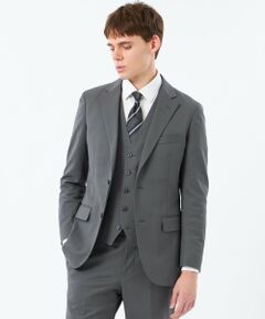 MACKINTOSH PHILOSOPHY(MENS) / マッキントッシュ フィロソフィー　メンズ ノーカラージャケット | 【2026春夏モデル】トロッター ジャケット#000（ナンバーゼロ）バーズアイストレッチ リサイクル