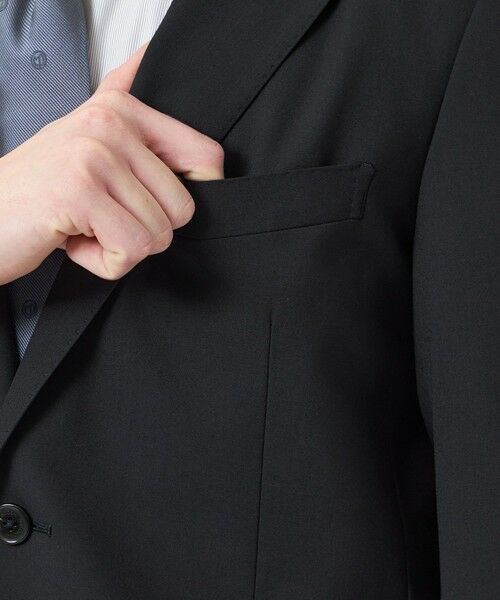 MACKINTOSH PHILOSOPHY(MENS) / マッキントッシュ フィロソフィー　メンズ ノーカラージャケット | トロッター ジャケット ＃109 ウール混ストレッチトロピカル | 詳細7