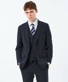 MACKINTOSH PHILOSOPHY(MENS) / マッキントッシュ フィロソフィー　メンズ ノーカラージャケット | トロッター ジャケット ＃109 ウール混ストレッチトロピカル