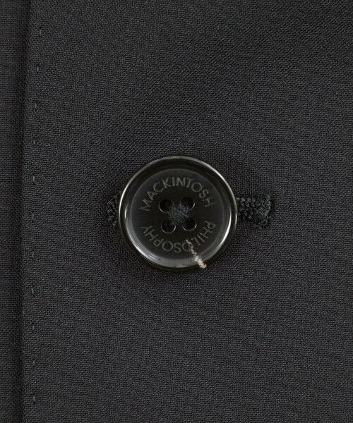 MACKINTOSH PHILOSOPHY(MENS) / マッキントッシュ フィロソフィー　メンズ ノーカラージャケット | トロッター ジャケット ＃109 ウール混ストレッチトロピカル | 詳細11