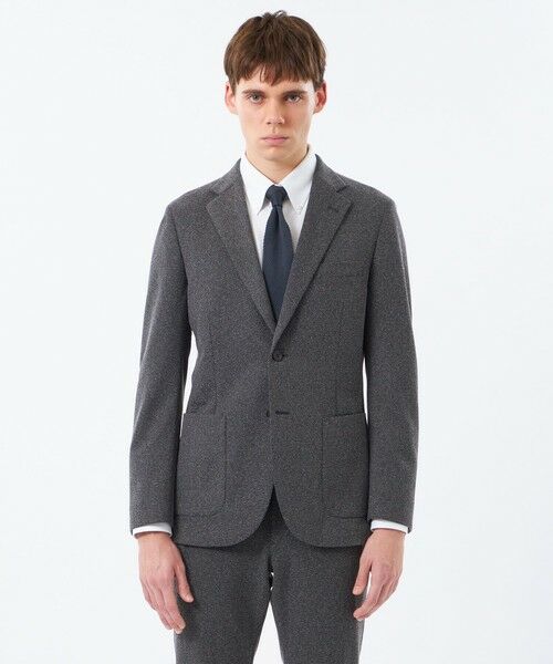 MACKINTOSH PHILOSOPHY(MENS) / マッキントッシュ フィロソフィー　メンズ ノーカラージャケット | テーラードジャージー ジャケット ハイブリッドジャージー | 詳細3