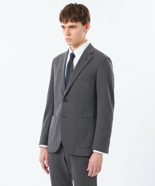 MACKINTOSH PHILOSOPHY(MENS) / マッキントッシュ フィロソフィー　メンズ ノーカラージャケット | テーラードジャージー ジャケット ハイブリッドジャージー | 詳細4