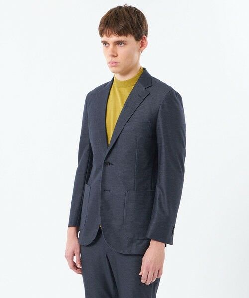 MACKINTOSH PHILOSOPHY(MENS) / マッキントッシュ フィロソフィー　メンズ ノーカラージャケット | 【WEB&一部店舗限定】テーラードジャージー ジャケット スーピマデニムライクジャージー | 詳細3