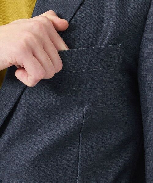 MACKINTOSH PHILOSOPHY(MENS) / マッキントッシュ フィロソフィー　メンズ ノーカラージャケット | 【WEB&一部店舗限定】テーラードジャージー ジャケット スーピマデニムライクジャージー | 詳細5