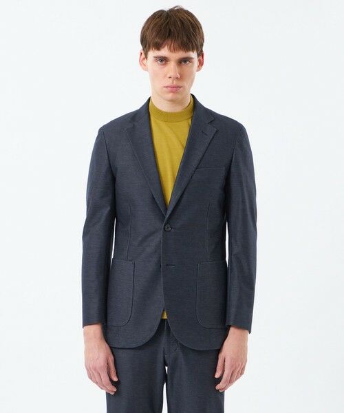 MACKINTOSH PHILOSOPHY(MENS) / マッキントッシュ フィロソフィー　メンズ ノーカラージャケット | 【WEB&一部店舗限定】テーラードジャージー ジャケット スーピマデニムライクジャージー | 詳細2