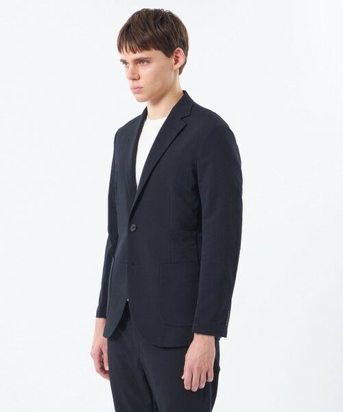 MACKINTOSH PHILOSOPHY(MENS) / マッキントッシュ フィロソフィー　メンズ ノーカラージャケット | ブリテック イージージャケット オックス調ダブルクロス | 詳細4