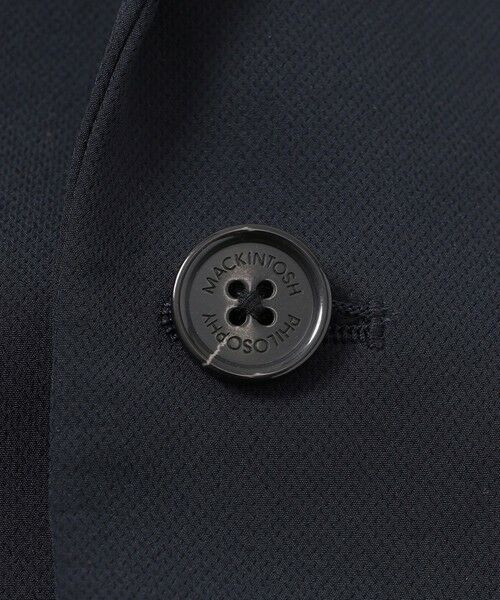 MACKINTOSH PHILOSOPHY(MENS) / マッキントッシュ フィロソフィー　メンズ ノーカラージャケット | ブリテック イージージャケット オックス調ダブルクロス | 詳細7