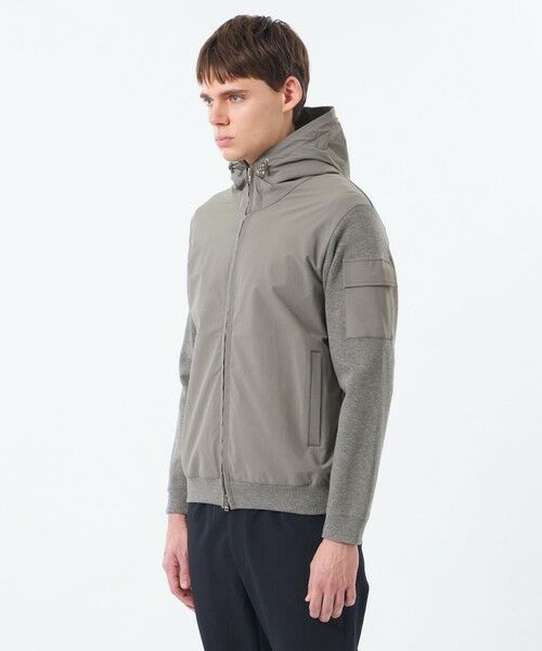 MACKINTOSH PHILOSOPHY(MENS) / マッキントッシュ フィロソフィー　メンズ ブルゾン | リブダンボールニット コンビパーカー | 詳細4