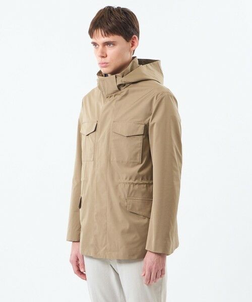 MACKINTOSH PHILOSOPHY(MENS) / マッキントッシュ フィロソフィー　メンズ ブルゾン | ツイルストレッチ BELFAST（ベルファスト）ミリタリーパーカ | 詳細5