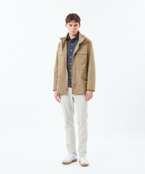 MACKINTOSH PHILOSOPHY(MENS) / マッキントッシュ フィロソフィー　メンズ ブルゾン | ツイルストレッチ BELFAST（ベルファスト）ミリタリーパーカ | 詳細1