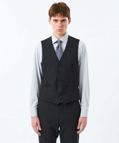 MACKINTOSH PHILOSOPHY(MENS) / マッキントッシュ フィロソフィー　メンズ ブルゾン | トロッター ウェストコート ＃109 ウール混ストレッチトロピカル | 詳細5