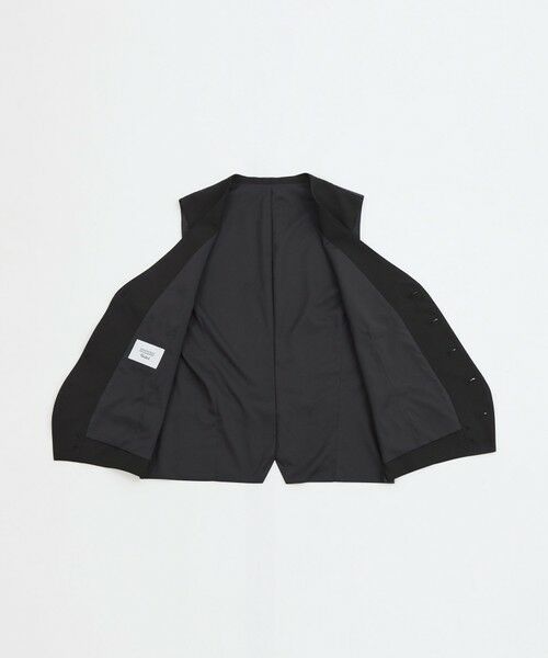 MACKINTOSH PHILOSOPHY(MENS) / マッキントッシュ フィロソフィー　メンズ ブルゾン | トロッター ウェストコート ＃109 ウール混ストレッチトロピカル | 詳細9