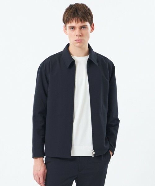 MACKINTOSH PHILOSOPHY(MENS) / マッキントッシュ フィロソフィー　メンズ ブルゾン | ブリテック オックス調ダブルクロス スウィングトップ（ネイビー3）