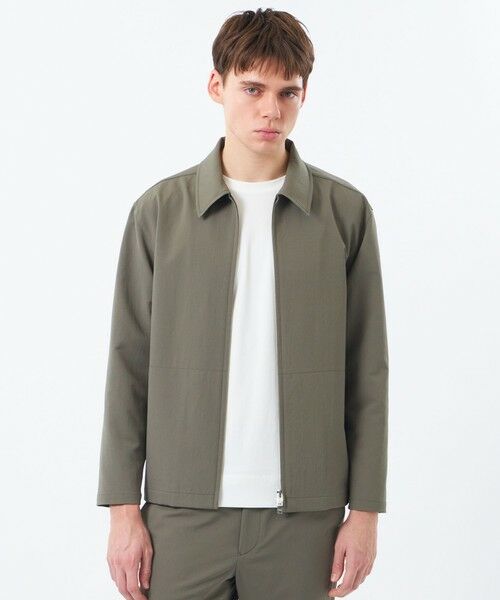 MACKINTOSH PHILOSOPHY(MENS) / マッキントッシュ フィロソフィー　メンズ ブルゾン | ブリテック オックス調ダブルクロス スウィングトップ（グリーン4）