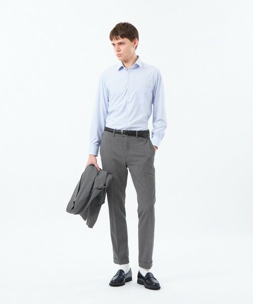 MACKINTOSH PHILOSOPHY(MENS) / マッキントッシュ フィロソフィー　メンズ シャツ・ブラウス | トロッター セミワイドシャツ トリコットストライプ | 詳細4