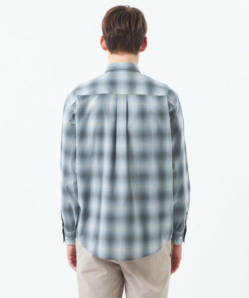 MACKINTOSH PHILOSOPHY(MENS) / マッキントッシュ フィロソフィー　メンズ シャツ・ブラウス | ショートレギュラーカラーシャツ オンブレチェック | 詳細5