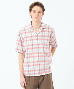 MACKINTOSH PHILOSOPHY(MENS) / マッキントッシュ フィロソフィー　メンズ シャツ・ブラウス | 【WEEKENDER】プルオーバーオープンカラーシャツ シャンブレー/チェック