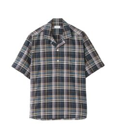MACKINTOSH PHILOSOPHY(MENS) / マッキントッシュ フィロソフィー　メンズ シャツ・ブラウス | 【WEEKENDER】プルオーバーオープンカラーシャツ シャンブレー/チェック