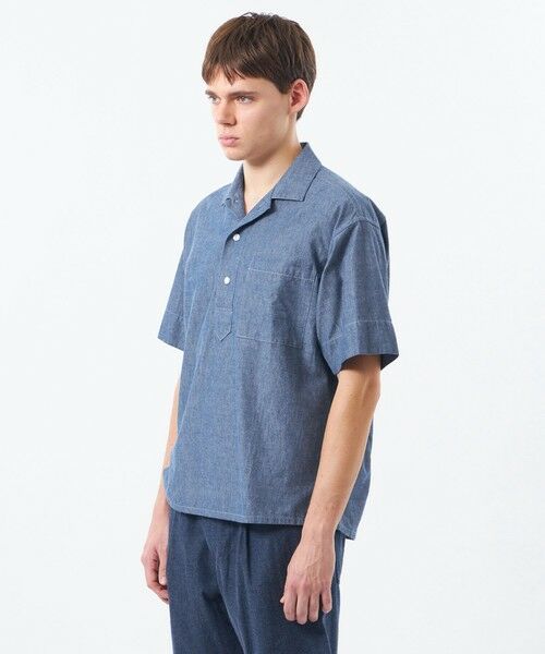 MACKINTOSH PHILOSOPHY(MENS) / マッキントッシュ フィロソフィー メンズ シャツ・ブラウス | 【WEEKENDER】プルオーバーオープンカラーシャツ シャンブレー/チェック | 詳細4