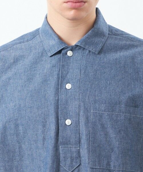 MACKINTOSH PHILOSOPHY(MENS) / マッキントッシュ フィロソフィー メンズ シャツ・ブラウス | 【WEEKENDER】プルオーバーオープンカラーシャツ シャンブレー/チェック | 詳細6