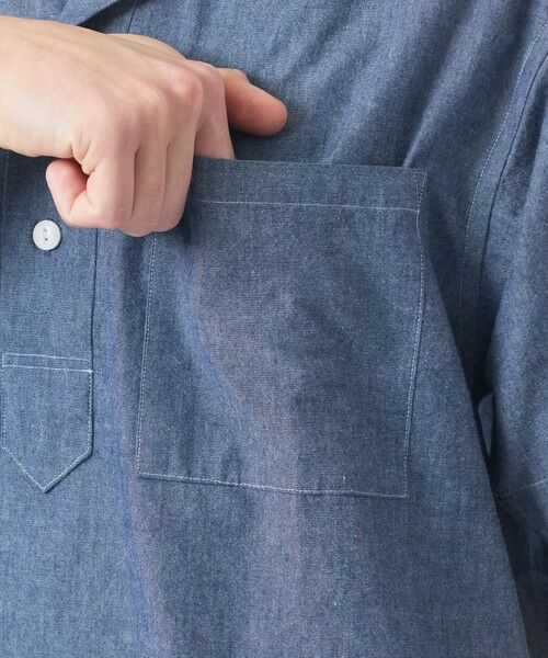 MACKINTOSH PHILOSOPHY(MENS) / マッキントッシュ フィロソフィー メンズ シャツ・ブラウス | 【WEEKENDER】プルオーバーオープンカラーシャツ シャンブレー/チェック | 詳細8