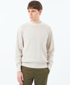 MACKINTOSH PHILOSOPHY(MENS) / マッキントッシュ フィロソフィー　メンズ ニット・セーター | クルーネックプルオーバー 畔調ファインニット