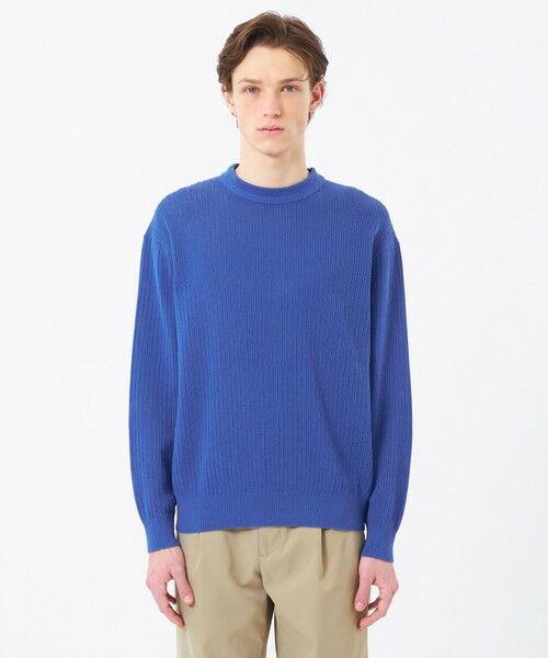 MACKINTOSH PHILOSOPHY(MENS) / マッキントッシュ フィロソフィー　メンズ ニット・セーター | クルーネックプルオーバー 畔調ファインニット | 詳細5