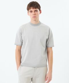 MACKINTOSH PHILOSOPHY(MENS) / マッキントッシュ フィロソフィー　メンズ ニット・セーター | 16Gプレーティング天竺 セミモックネックニットTシャツ
