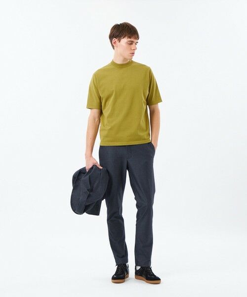 MACKINTOSH PHILOSOPHY(MENS) / マッキントッシュ フィロソフィー　メンズ ニット・セーター | 16Gプレーティング天竺 セミモックネックニットTシャツ | 詳細5