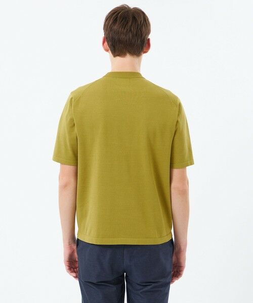 MACKINTOSH PHILOSOPHY(MENS) / マッキントッシュ フィロソフィー　メンズ ニット・セーター | 16Gプレーティング天竺 セミモックネックニットTシャツ | 詳細8